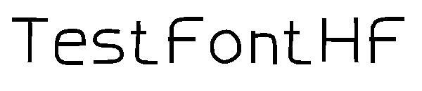 TestFontHF 字体(TestFontHF字体)