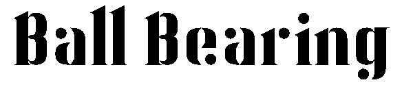 Шарикоподшипник字体(Ball Bearing字体)