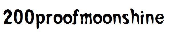 200proofmoonshine フォント(200proofmoonshine字体)