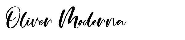 オリバー・モデルナ字体(Oliver Moderna字体)