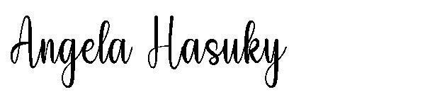 أنجيلا هاسوكي 字体(Angela Hasuky字体)