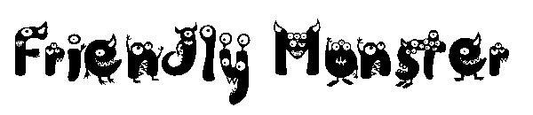 Font prietenos Monster(Friendly Monster字体)