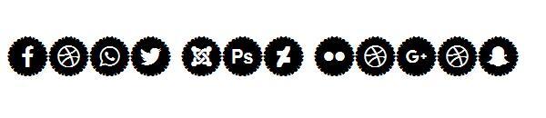 шрифт 120 логотипов字体(font 120 logos字体)