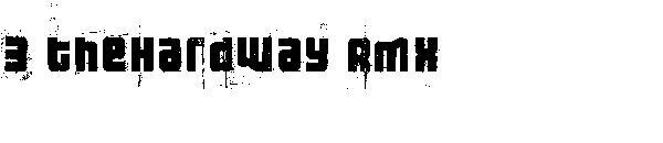 3 le Hardway RMX字体(3 theHardway RMX字体)