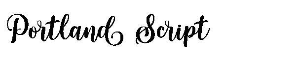 포틀랜드 스크립트 字體(Portland Script字体)