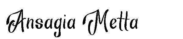 Ansagia Metta 字 体(Ansagia Metta字体)