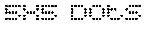 Huruf 5x5 titik(5x5 Dots字体)