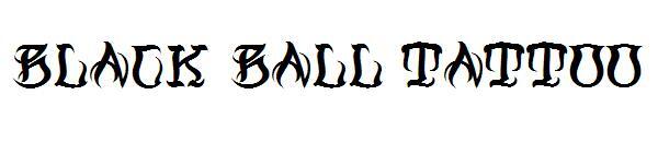 黑球紋身字體(Black Ball Tattoo字体)
