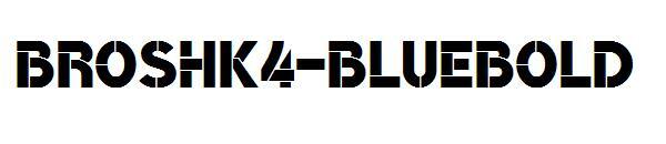 BroshK4-BlueBold(BroshK4-BlueBold字体)