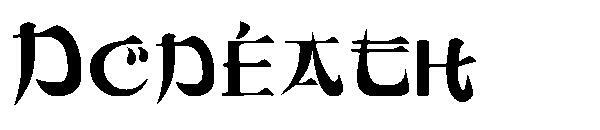 Dcdeath 字体(Dcdeath字体)