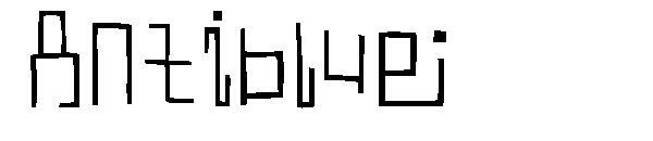 Antiblue 字 体(Antiblue字体)