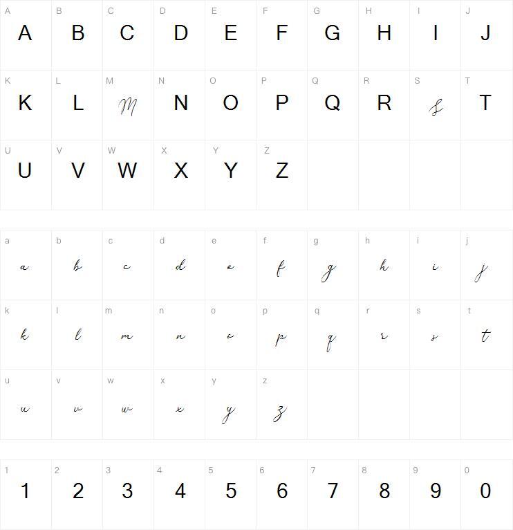 Monólogo simple 字 体 Mapa de personajes