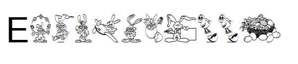 kelinci paskah(Easterbunny字体)