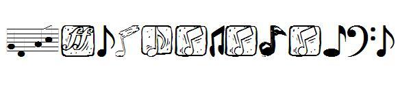 องค์ประกอบดนตรี字体(Musicelements字体)