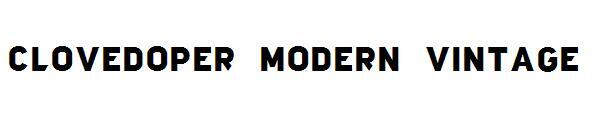Clovedoper Modern Vintage字体