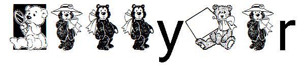 泰迪熊字體(Teddyber字体)