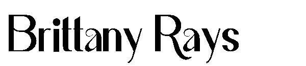 Brittany Rays bir dizi(Brittany Rays字体)