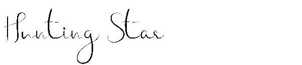 Estrella Cazadora字体(Hunting Star字体)