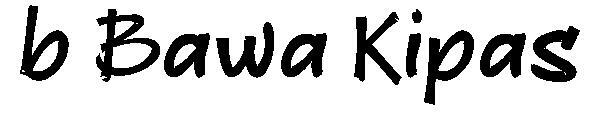 ข. บาวา คิปัส字体(b Bawa Kipas字体)
