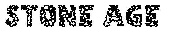 Edad de piedra字体(Stone Age字体)