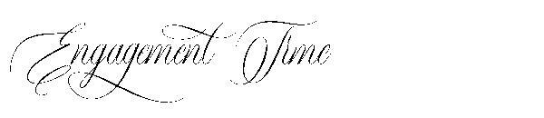 Waktu Pertunangan字体(Engagement Time字体)