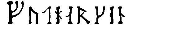 Футаркен字体(Futharken字体)