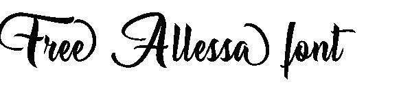أليسا 字体(Allessa字体)