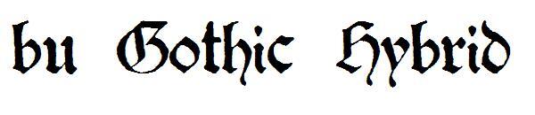 buゴシックハイブリッド字体(bu Gothic Hybrid字体)