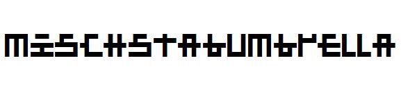 مشستابومبريلا 字体(Mischstabumbrella字体)
