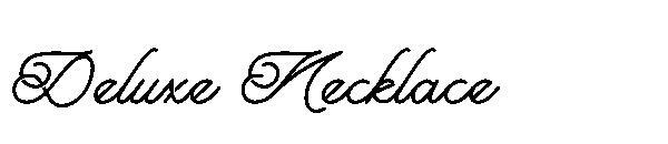 Deluxe Halskette字体(Deluxe Necklace字体)