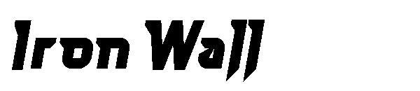 «Железная стена»(Iron Wall字体)