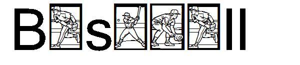 野球字体(Baseball字体)