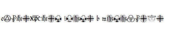 Icone cristiane B Monogrammi字(Christian Icons B Monograms字)