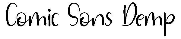 Comic Sons Демп 字体(Comic Sons Demp字体)