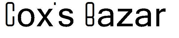 Cox's Bazar 字体(Cox's Bazar字体)