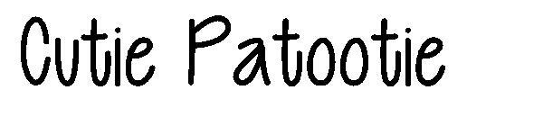 كتي باتوتي 字体(Cutie Patootie字体)