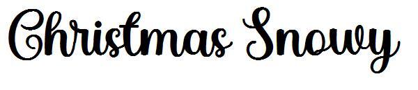 คริสต์มาส สโนวี่字体(Christmas Snowy字体)