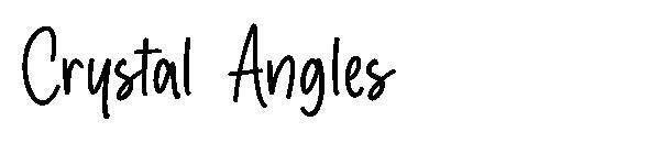 الزوايا البلورية 字体(Crystal Angles字体)