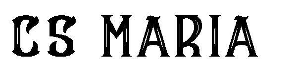 ซีเอส มาเรีย字体(CS Maria字体)