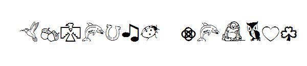 Очаровательные символы字体(Charming Symbols字体)