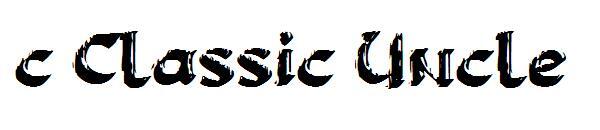 c Oncle classique字体(c Classic Uncle字体)