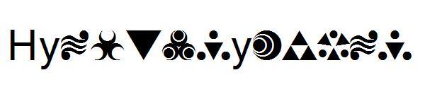 Simbol Hylians字体(Hyliansymbols字体)