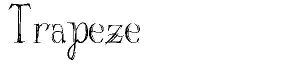 Trapez字体(Trapeze字体)