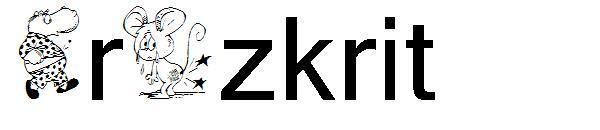كرازكريت 字体(Krazkrit字体)