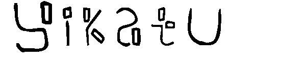 ييكاتو 字体(Yikatu字体)