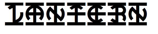 Фонарь字体(Lantern字体)
