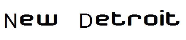 新しいデトロイト字体(New Detroit字体)