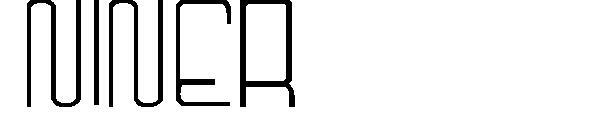 Найнер 字 体(Niner字体)