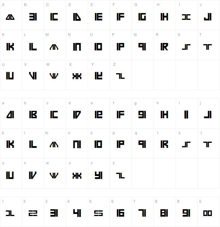 Vilmos Magyar字體字符圖