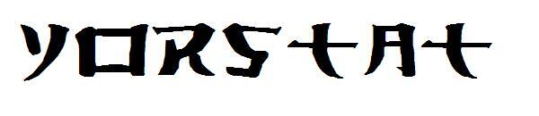 ยอร์สตัท字体(Yorstat字体)